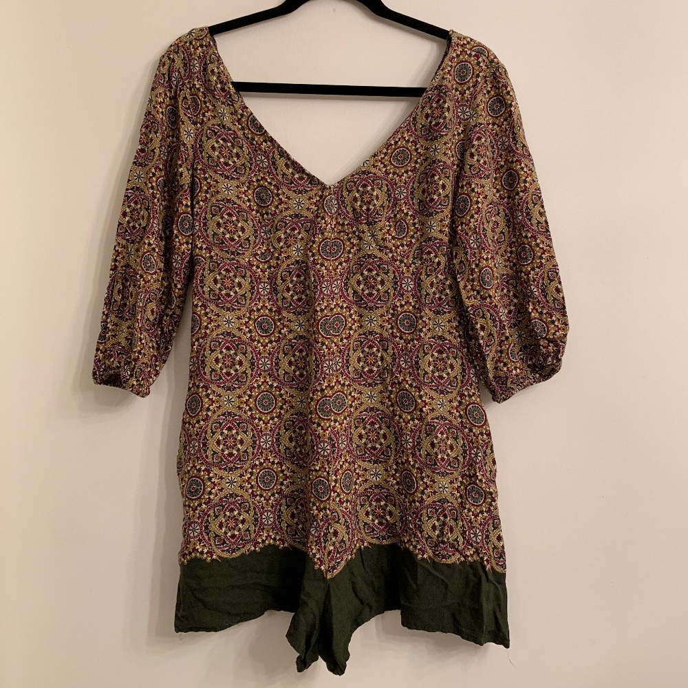 Patterned Romper